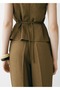 Linen Blend Pleated Trousers - 8