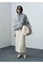 Wool Blend Midi Skirt - 2