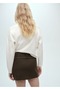 Zippered perkins collar sweater - 4