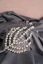 Silver Color Double Sided Helen Bridal Hair Accessory - 3