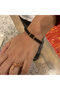 MULTI 17.8cm Raw Black Tourmaline Black Tourmaline bracelet, 6mm wrist mara, protection, grounding, - 5