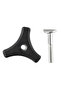 1 Set Triangle Handle Bar Wheel Knob And Bolt Fasteners Replacement For Honda And Many Other Lawn... - 6