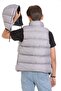 Boy's Removable Hooded Printed Lined Seasonal Puffer Vest with Pockets - 5