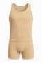 Yıldız Men's Skin Colored Bamboo Lycra Athlete Boxer Set - Non-Sweating Breathable Fabric - 3