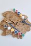 11 Piece Safari Wooden Painting and Activity Set for Kids - with Brush and Acrylic Paint Gift - 7