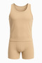 Yıldız Men's Skin Colored Bamboo Lycra Athlete Boxer Set - Non-Sweating Breathable Fabric - 4