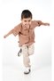 Boys' Oversized Linen Trousers and Shirt 2-Piece Set - 5