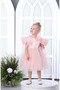 Luxurious Pink Girls' Dress - Model 3156