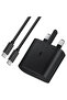 25w Android Super-fast Charger (UK PLUG WITH USB TYPE-C CABLE) With Charging Cable