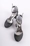 Black Silver Glitter Detailed Evening Dress Girls' Heeled Shoes