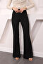High Waist Flared Flared Trousers - 3
