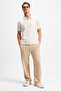 Araujo Men's Elastic Waist Relaxed Fit Beige Sweatpants - 2
