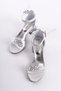 Transparent Non-Shedding Gluing Stone Evening Dress Girls' Heeled Shoes - 5