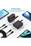 25w Android Super-fast Charger (UK PLUG WITH USB TYPE-C CABLE) With Charging Cable - 4