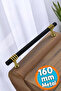 Furniture Kitchen Cabinet Drawer Cabinet Handles Cover Handle Handle Black Gold 160 mm Metal Handle 16 cm