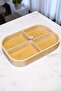Bamboo Organizer Box, Jewelry Storage Box Acrylic Cover - 3