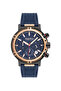 QUANTUM Men's Chronograph Dark Blue Dial Watch - HNG956.899
