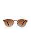 Citrine-2362 C12 Brown/Blue Acetate Unisex Sunglasses - 4