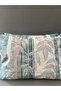 2 Pack Floral Patterned Pillow Case Turquoise 50X70 cm - 2