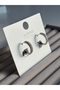 Xuping 2-Pcs Earrings Set Silver Color Women Earrings Set with Stone & Plain Hoop Earrings Combine Noir & Core Model Es - 2