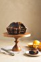 JustWood Mummy 25 Cm Round Cake Presentation Serving Plate with Wooden Legs - 3