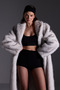 Premium Shawl Collar Mob Wife Faux Fur Maxi Women's Coat - 2