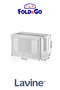 Fold&Go Single Portable Organizer Covered Case "White" Multi-Purpose Folding Stackable - 2
