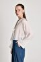 Alia Tie-Back Blouse White 29163 - 4