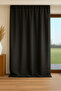Linen Sunshade Background Curtain – Single Wing 15785 |   Stylish Design, Durable Linen Fabric