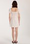 Women's Standard Fit Regular Cut Viscose Square Neck Midi Dress - 5