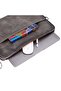 Leeds 14 Inch MacBook and Pc Compatible, Genuine Leather, Handmade Case, Shaded Gray - 3