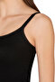 Özkan 27412 Women's Viscose Camisole Fabric Flexible Comfortable Tulle Bias Rope Strap Undershirt - 4