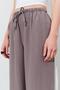 Women's Mink Elastic Waist Palazzo Trousers - 5