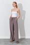 Women's Mink Elastic Waist Palazzo Trousers - 3