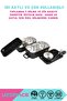 Bento 1200ml Lunchbox New Collection 2 Tiers 4 Compartments Steel Lunch Box with Mini Bowl - 3