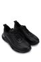 Men's Genuine Leather Black Sneakers & Sports Shoes - 2