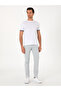 Ice Blue Slim Fit Cotton Blended Jean Pants 50298870-Vr036 - 3