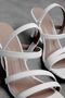 Parilla Women's Heeled Shoes Banded-White - 5