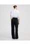 Elastik bel wide leg pantolon - 5