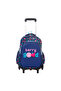 School Bag w/ Trolley, Pencil Case 16" - Berry Good Blue - 3