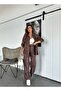 Exotic Asortic Women's Tie-Dye Patterned Premium Design Tunic Trousers Double Set