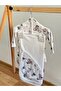 Newborn Bodysuit Set/Hospital Release Bear Patterned Blanket Cotton 5 Pieces - 5