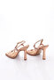 2033 Women's Stone Rope Detailed Heeled Shoes - 3