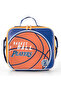 18" Set of 4 Backpack w/ 4 Wheel Trolley, Lunch Bag and Pencil Case - Basket Ball - 4
