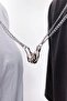 Magnet Hands Couple Lover Necklace and Bracelet Set Bbs08 - 4