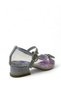 24012 Girl's Silver Transparent Heeled Evening Dress Shoes - 4