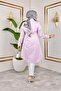 Belted Striped Linen Shirt - 5