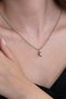 Magnet double heart red white male lover necklace bbk29 - 5