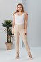 Women's Rmg Plus Size High Waist Fabric Pants