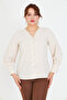 V-Neck Long Sleeve Stylish and Modern Design Shirt - 3